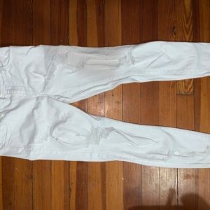 White cello skinny jeans